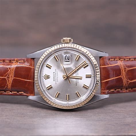 rolex datejust leather bands|genuine Rolex leather straps.